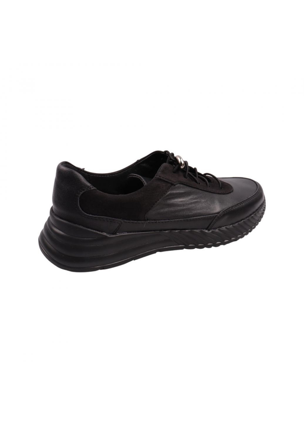 Чорні кросівки чоловічі чорні натуральна шкіра Vadrus 420-22DTS