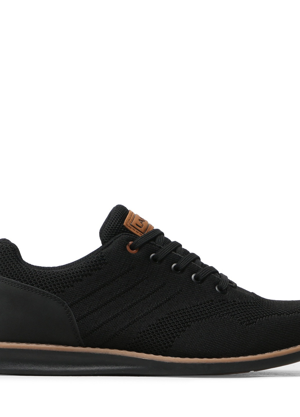 Туфлі MP07-02108-01 Lanetti однотонні чорні кежуали