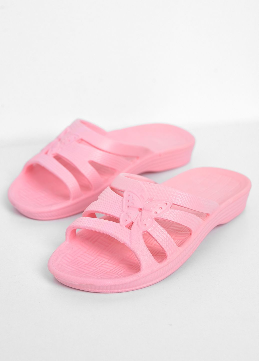 Шльопки дитячі для дівчинки піна рожевого кольору Let's Shop (276456768)