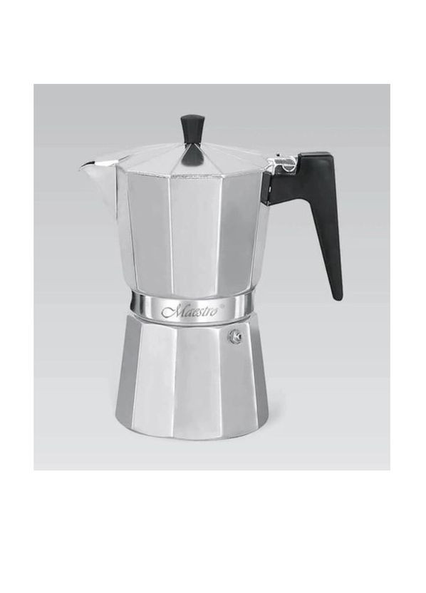 Кофеварка алюминий Espresso Moka серебряный 9 чашки 450 мл Maestro (270016177)