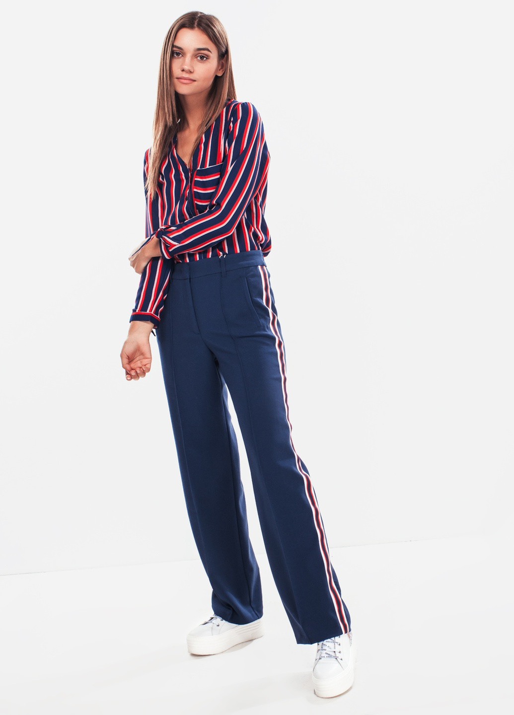 Комбинированная блуза Jennyfer