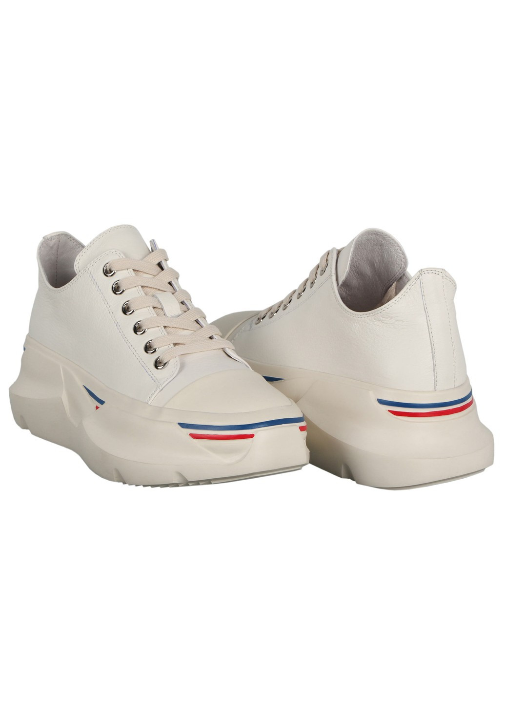 Белые демисезонные женские кроссовки 196936 Deenoor