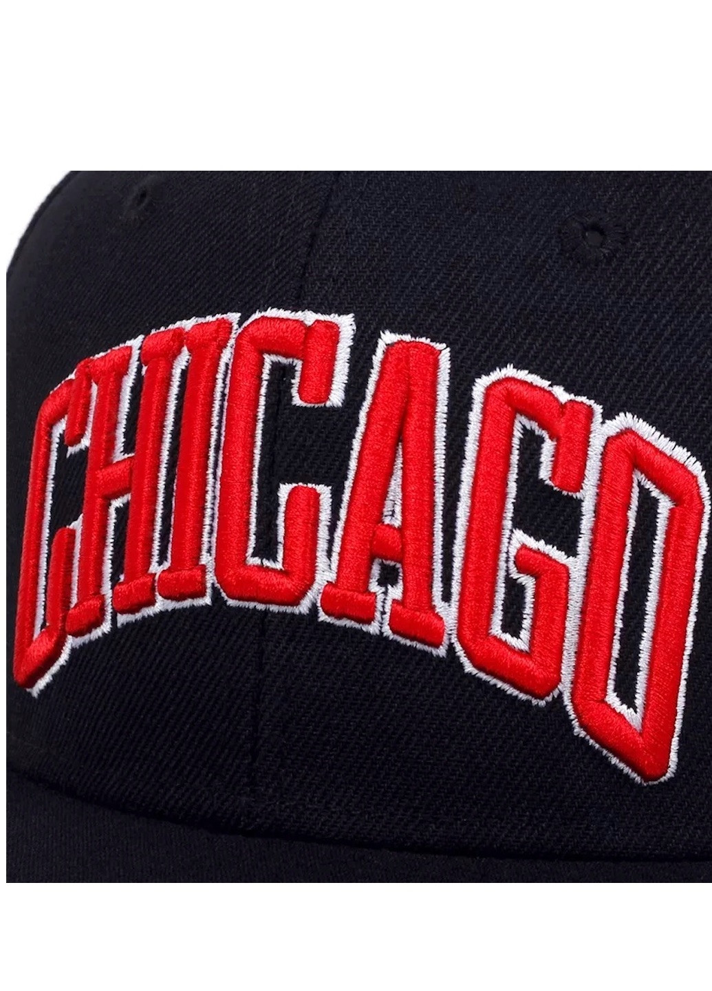 Кепка Chicago (Чикаго) з прямим козирком унісекс WUKE One size Brand снепбек (258094984)