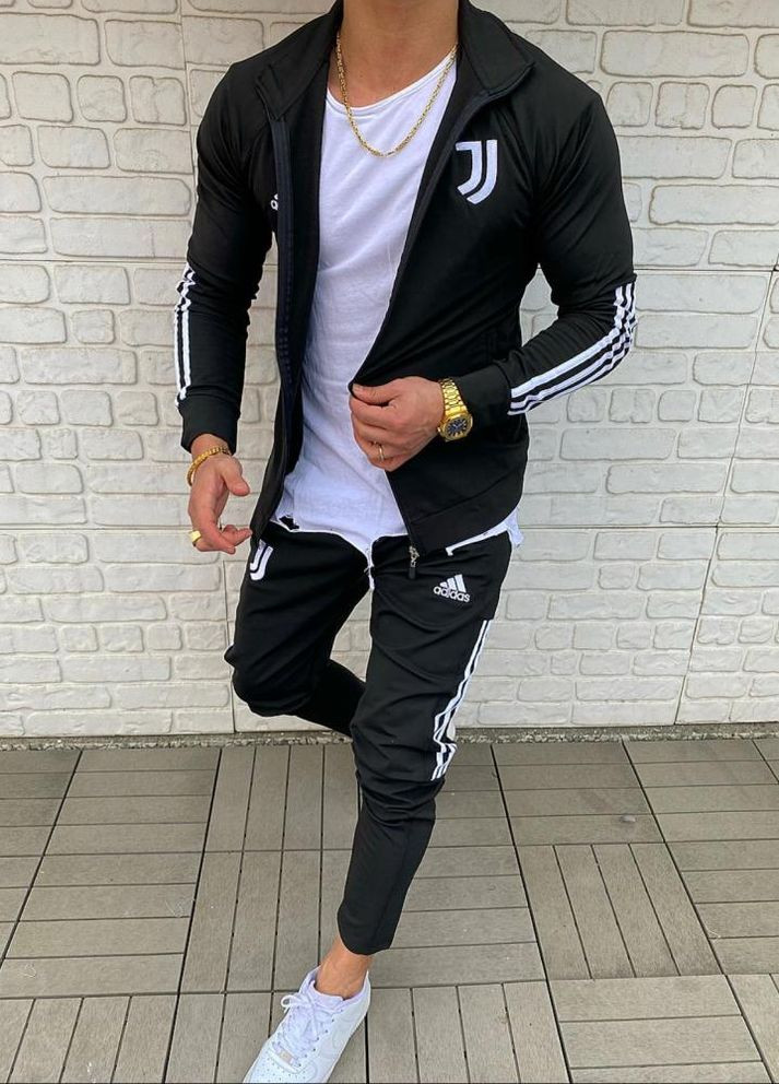 Однотонний спортивний костюм Adidas FC Juventus No Brand (262088952)