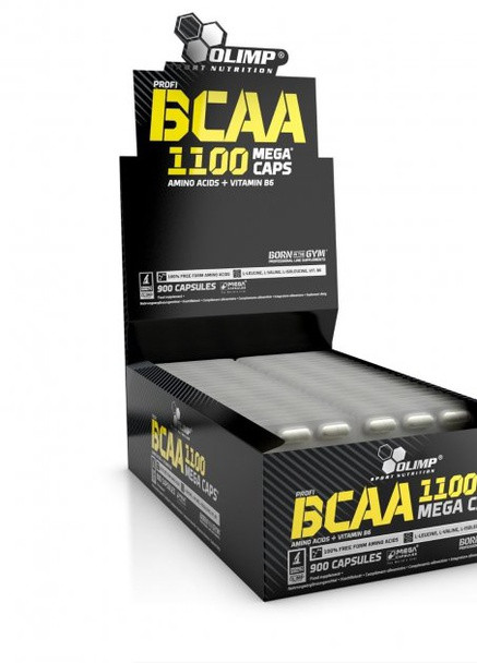 Olimp Nutrition BCAA Mega caps 1100 30*30 Caps Olimp Sport Nutrition (257339445)