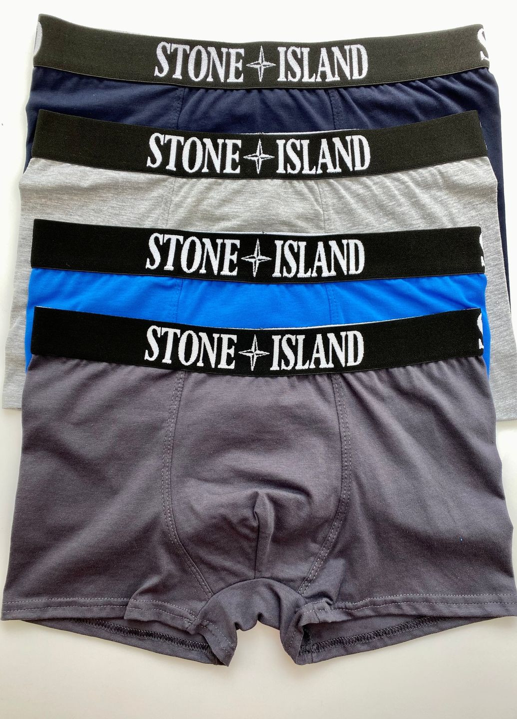 Стандартні боксери з лого Stone Island 4 шт Vakko (260632695)