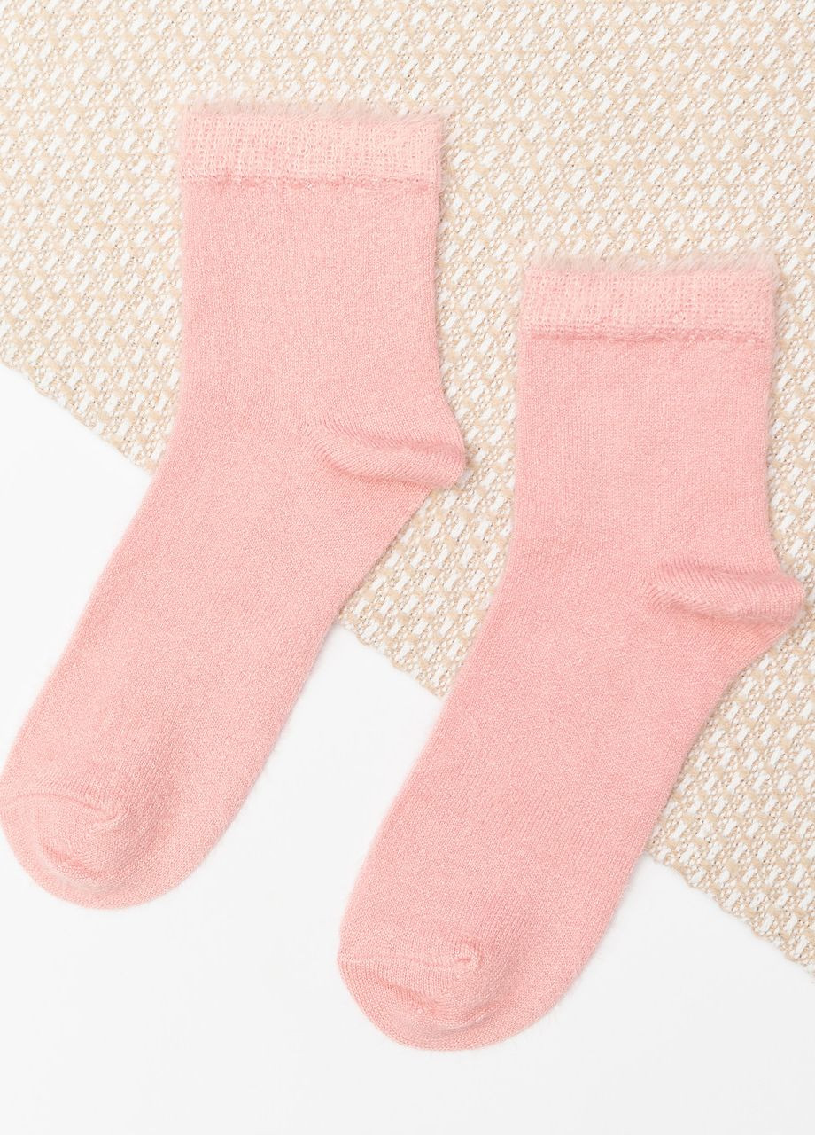 Женские шерстяные носки Розовый Style Luxe (273177408)