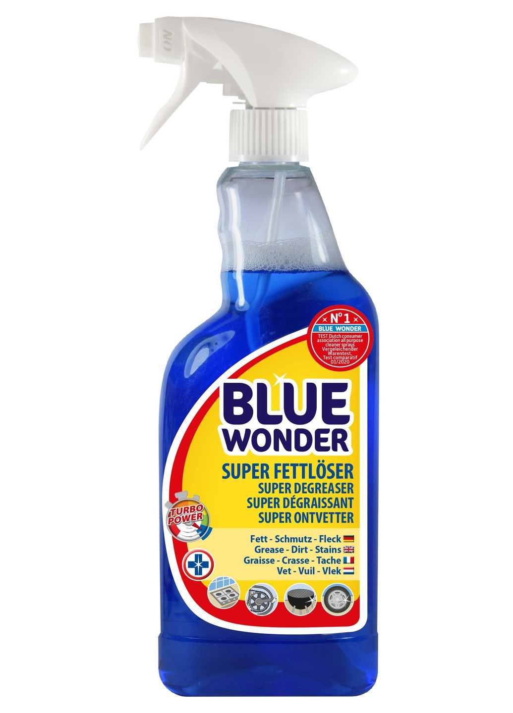 Спрей супер знежирювач 750 мл Blue Wonder (258361674)