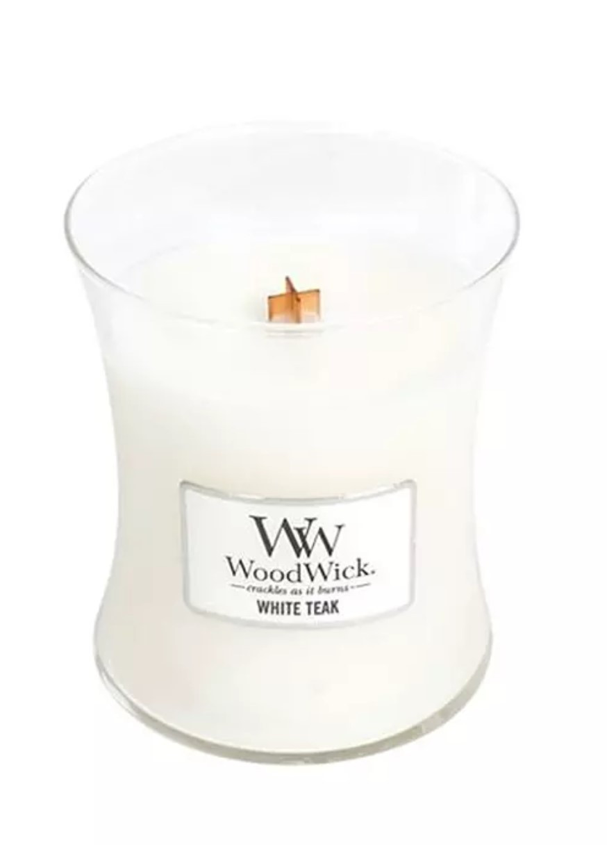 Ароматична свічка з ароматом сандалового дерева і дуба Mini White Teak WoodWick (268056142)
