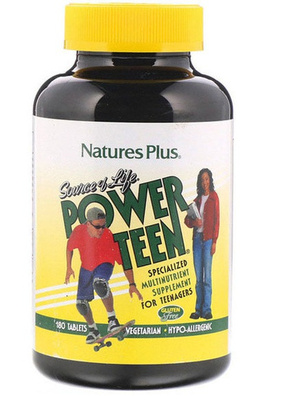 Nature's Plus Source of Life Power Teen 180 Tabs NTP29992 Natures Plus (256720829)