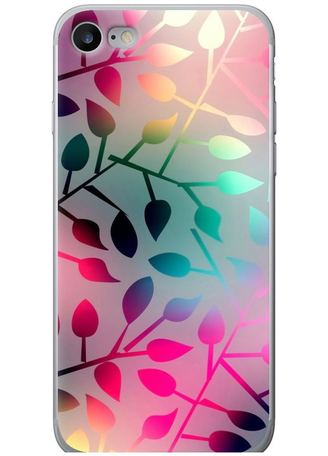 Силиконовый чехол 'Листья' для Endorphone apple iphone se 2020 (262978454)