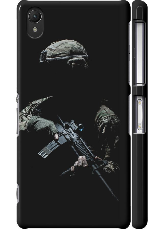 3D пластиковый матовый чехол 'Защитник v3' для Endorphone Sony Xperia Z2 D6502/D6503 (262807411)