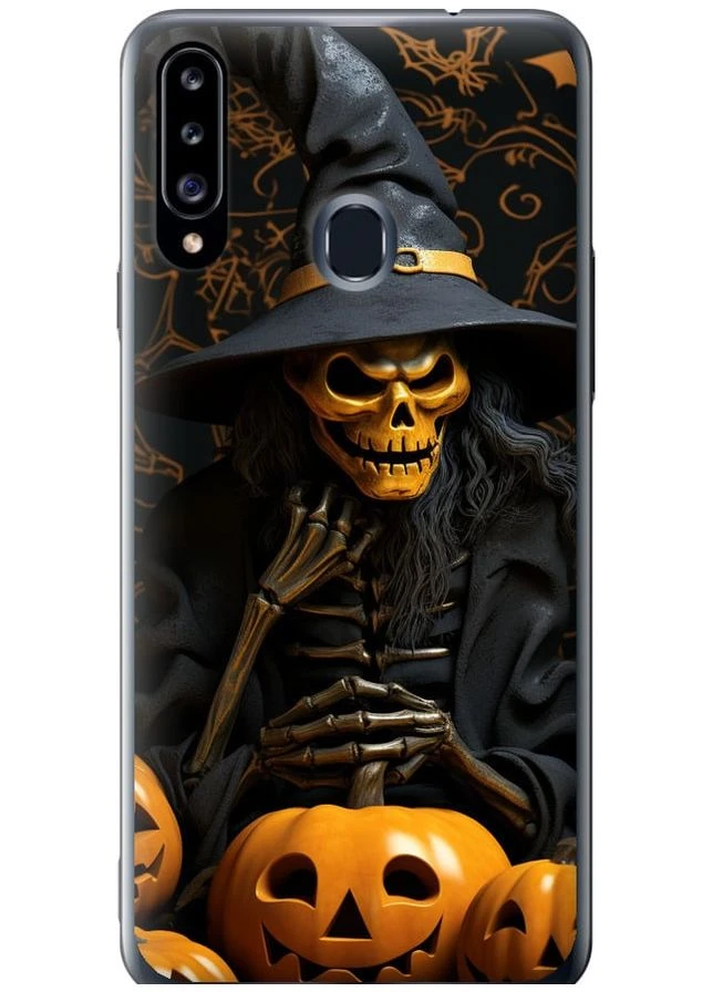 Силиконовый чехол 'Halloween 2' для Endorphone Samsung Galaxy A20s A207F (266811893)