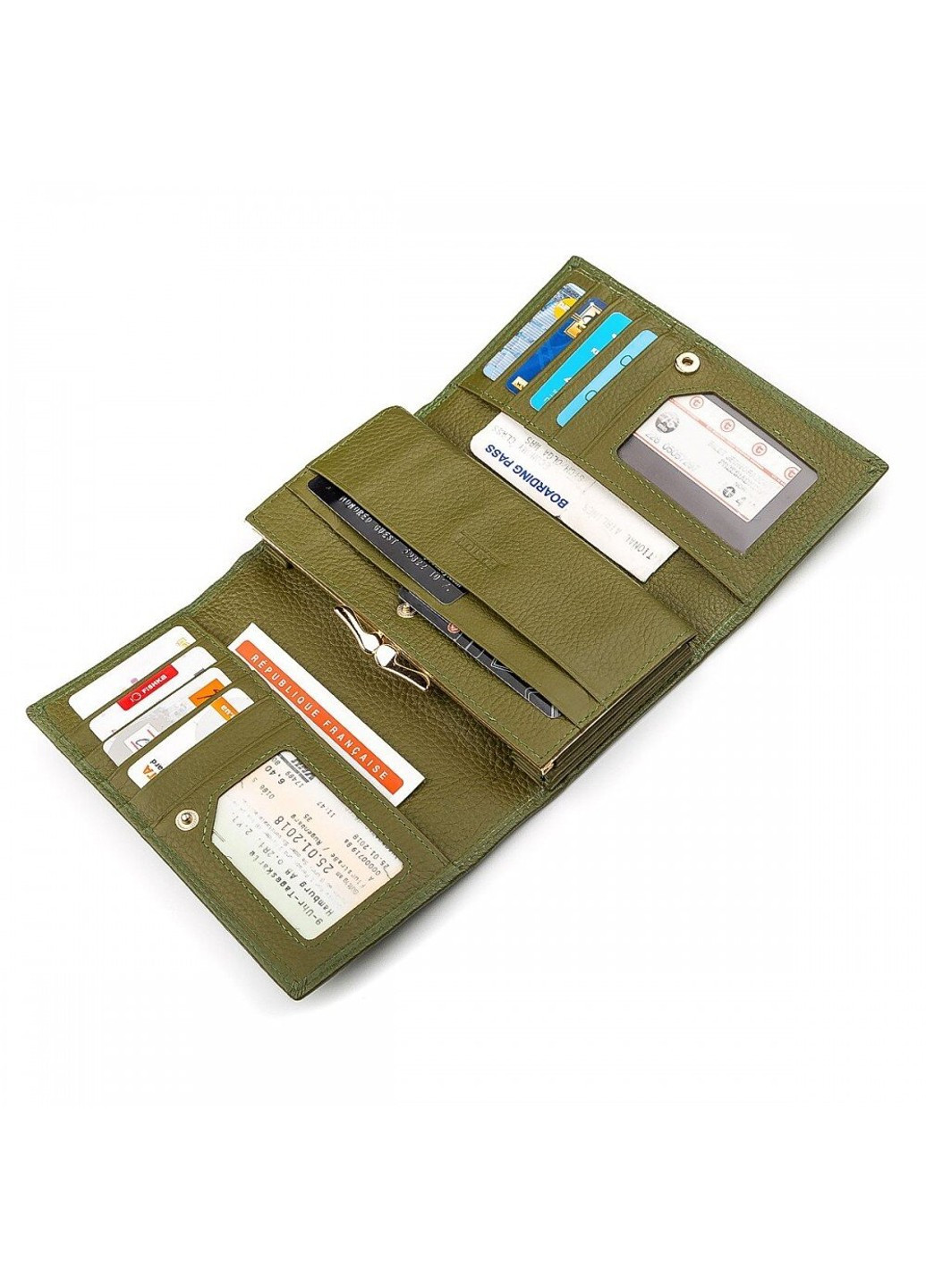 Гаманець з натуральної шкіри 18489 (S9001B) Чорний BOSTON (262524117)