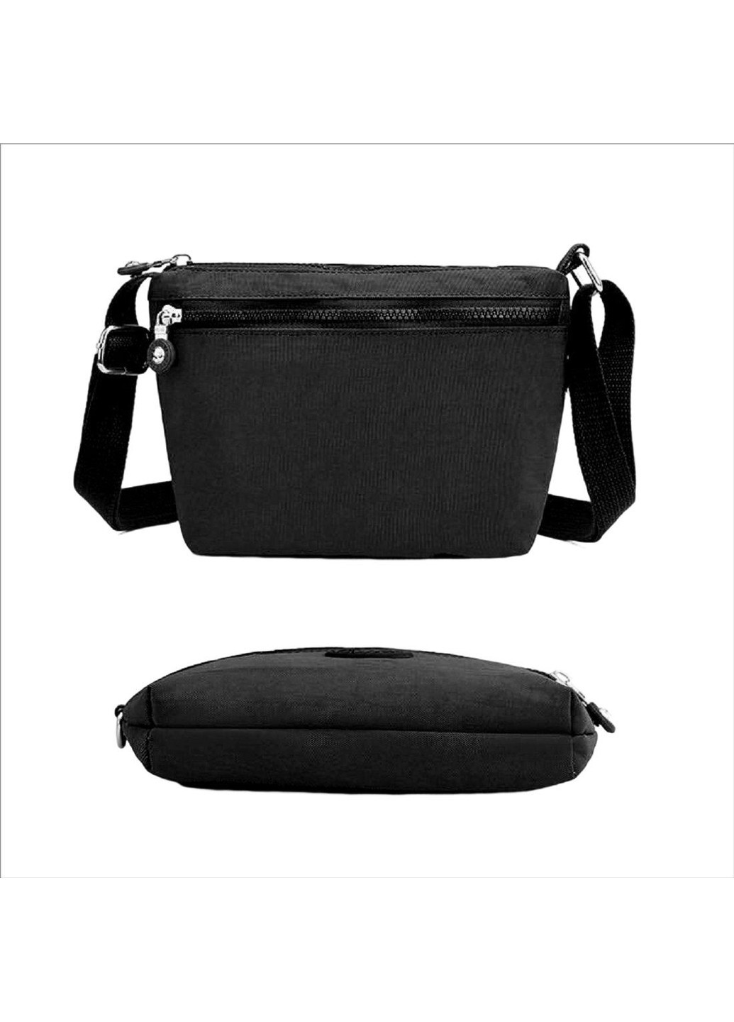 Маленькая текстильная черная сумка через плечо WT-5058A Confident (278050466)