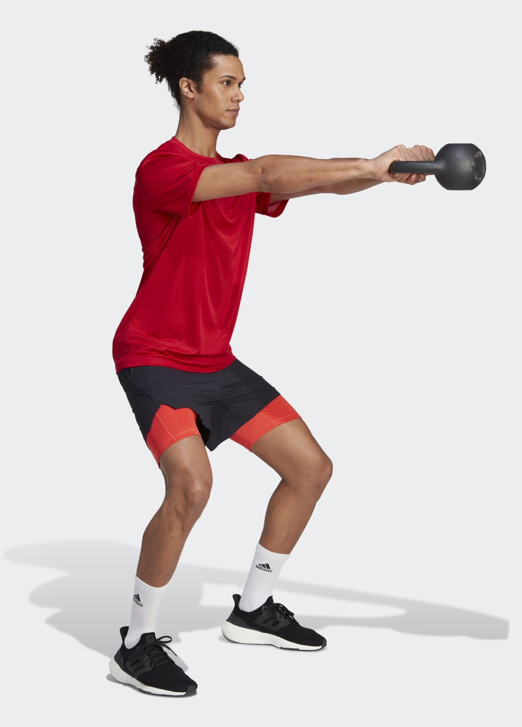 Червона футболка для тренувань train essentials adidas