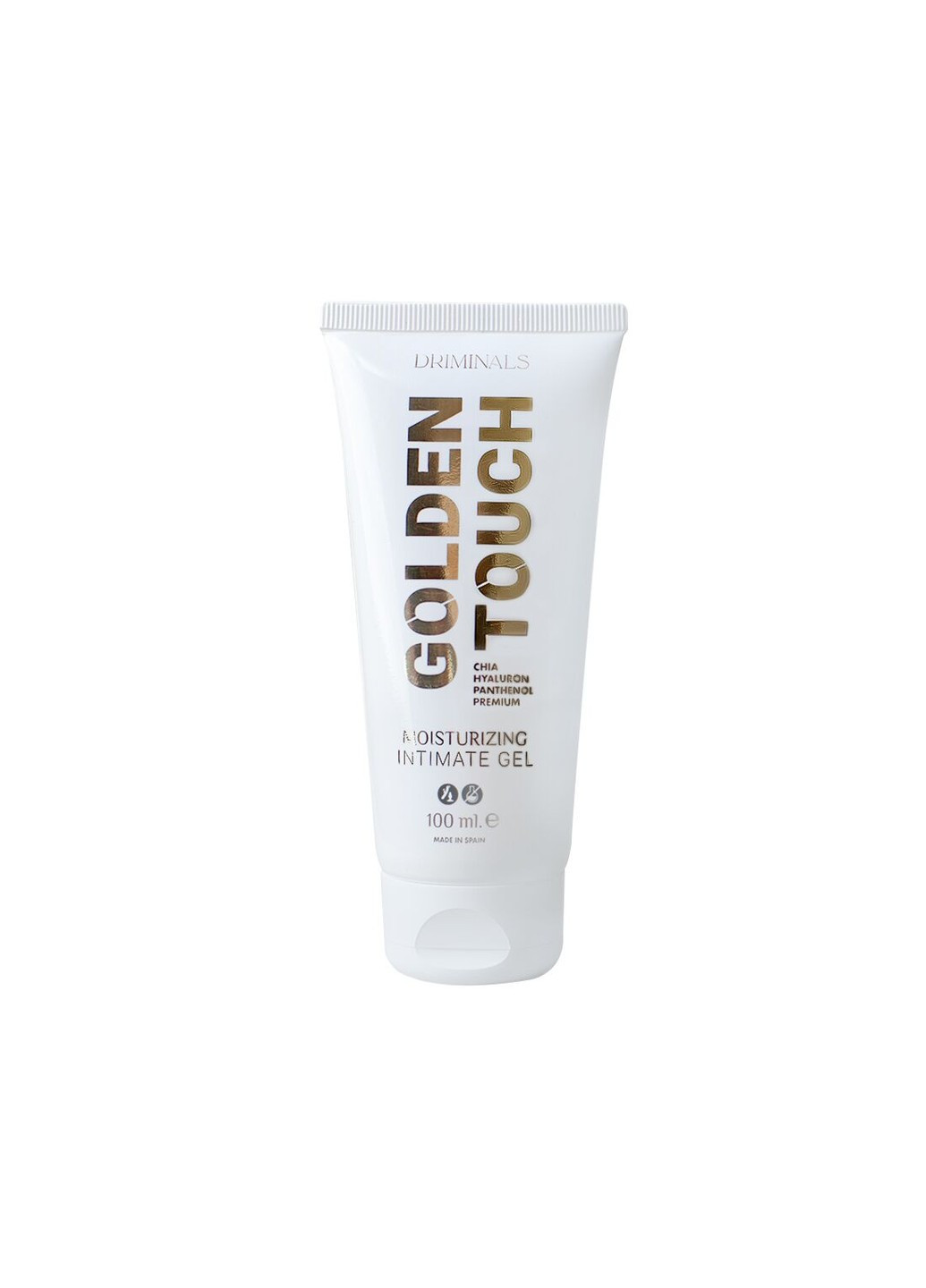 Екстразволожувальний гель-лубрикант Driminals Golden Touch, водна основа, 100 мл, гіалуронова кислот Sensuva (259325734)