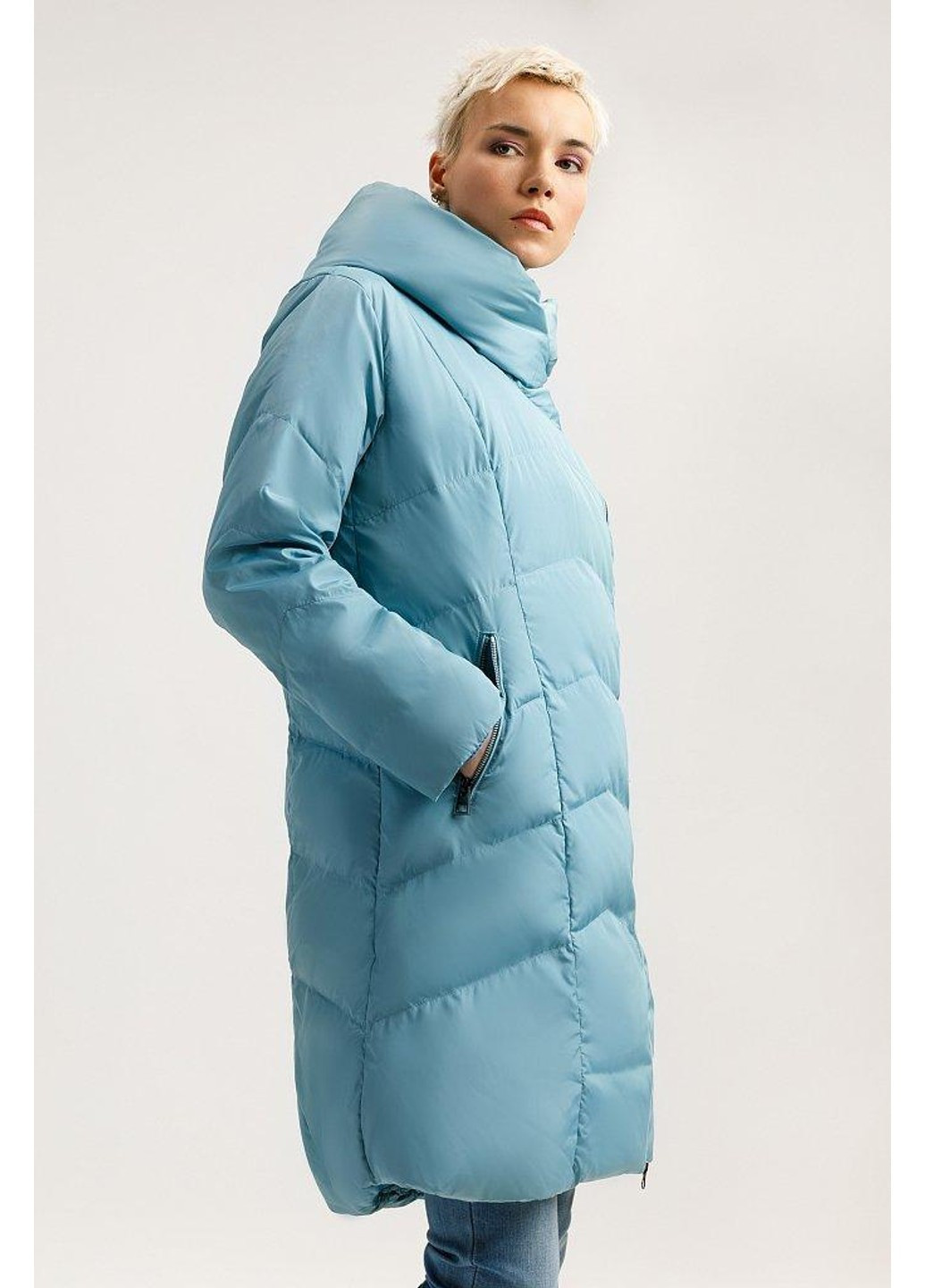 Блакитна зимня зимова куртка a19-11010-124 Finn Flare