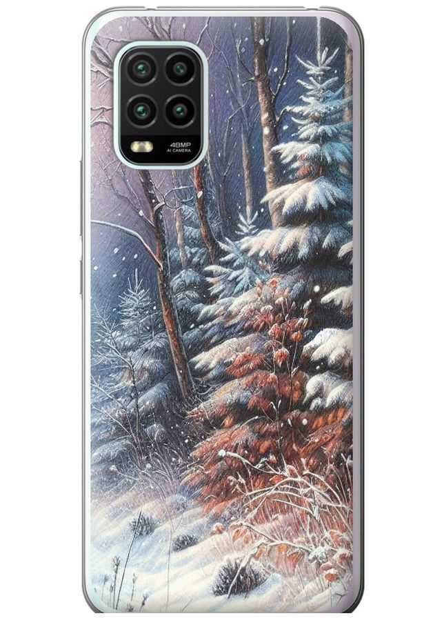Силиконовый чехол 'Зимний пейзаж' для Endorphone Xiaomi Mi 10 Lite (275467781)