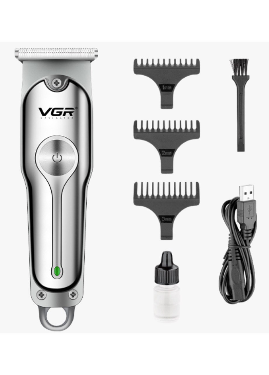Триммер для стрижки волос, серебристый VGR v-071 (260495678)