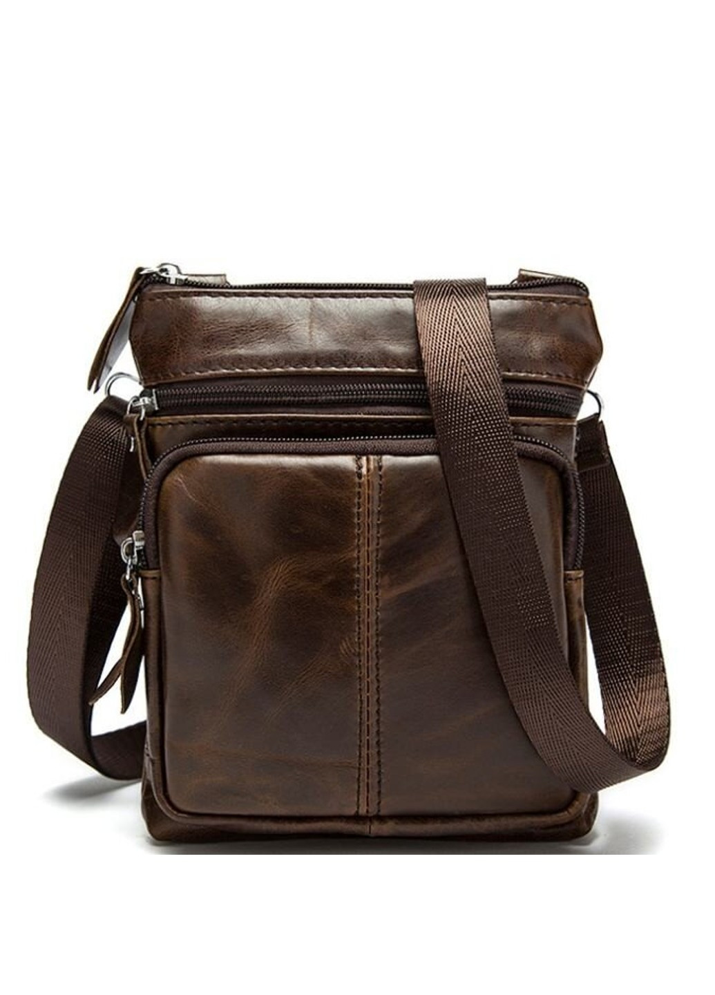 Сумка из натуральной кожи 14608 Коричневый Vintage (262522770)