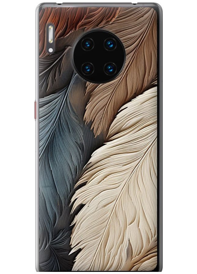 Силіконовий чохол 'Листя в стилі бохо' для Endorphone Huawei Mate 30 Pro (265393963)