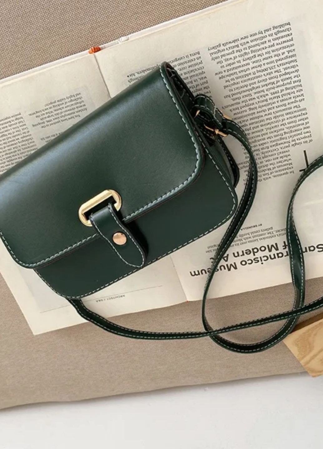 Модна зелена жіноча міні-сумка No Brand (268547404)
