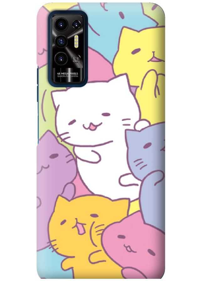 Силіконовий чохол 'Кошенята ' для Endorphone Tecno Pova 2 (273410295)