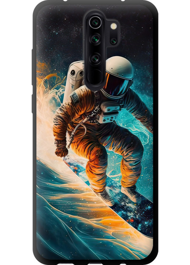 TPU чорний чохол 'Сноубордист' для Endorphone Xiaomi Redmi Note 8 Pro (258086008)