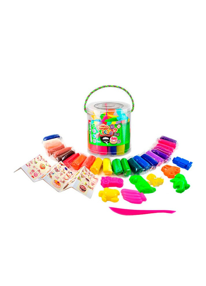 Тесто для лепки "Master Do" 22 цветов цвет разноцветный ЦБ-00009392 Danko Toys (259466560)