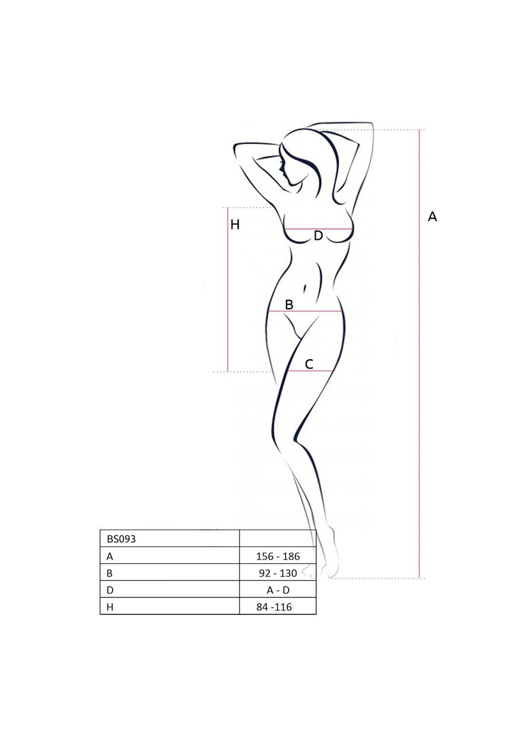 Бодистокинг-платье с глубоким воротом Passion BS093 black, длинные рукава ADDICTION (258261659)