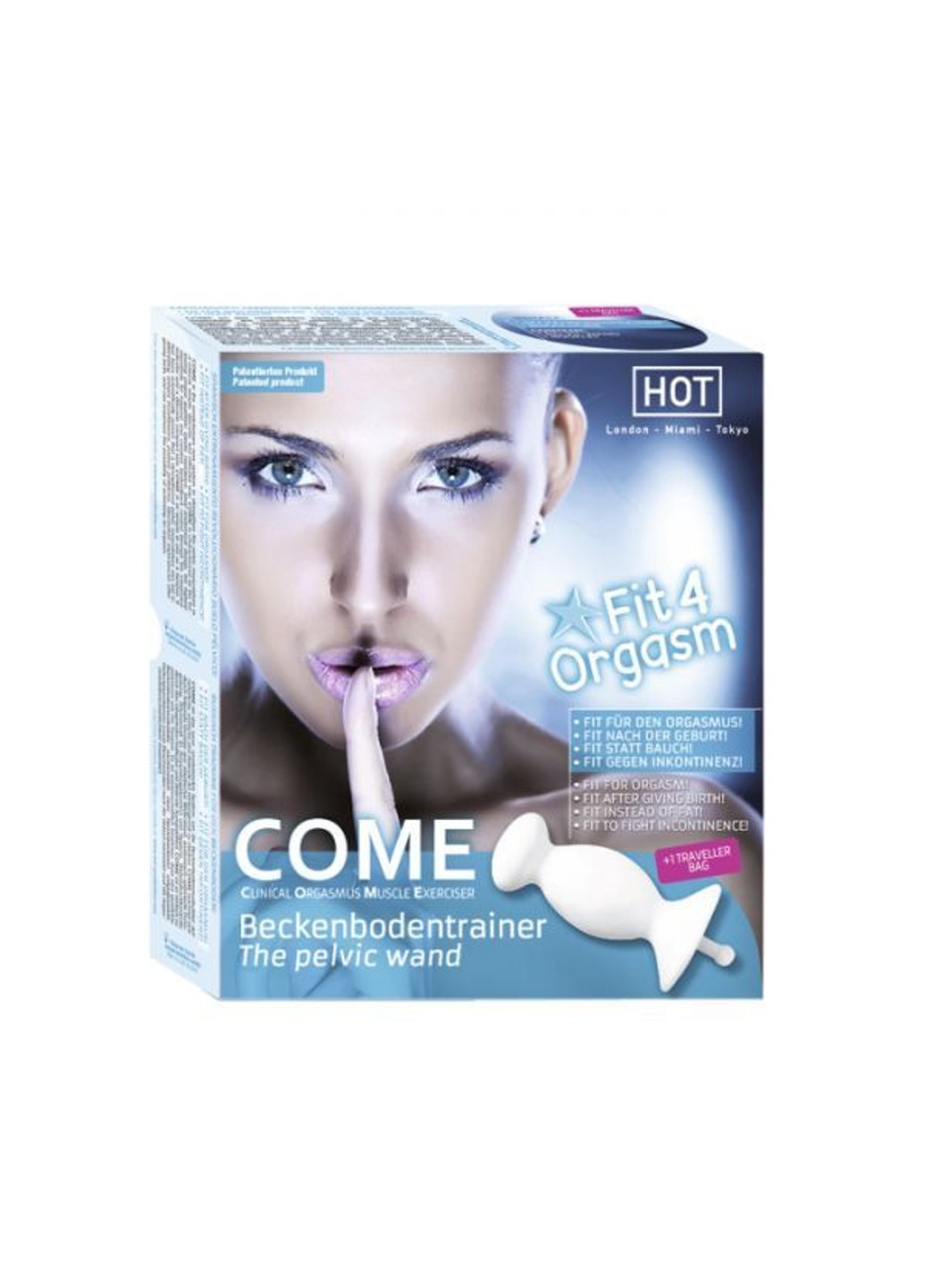Тренажер мышц малого таза COME THE PELVIC WAND, Белый Hot (257550368)