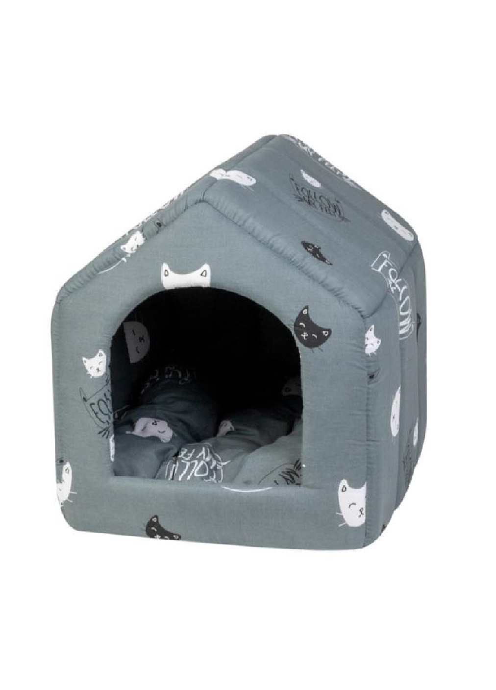 Мягкий домик будка лежанка кровать лежак спальное место компактное переносное для кошек 30х35х35 см (474745-Prob) Unbranded (259591968)