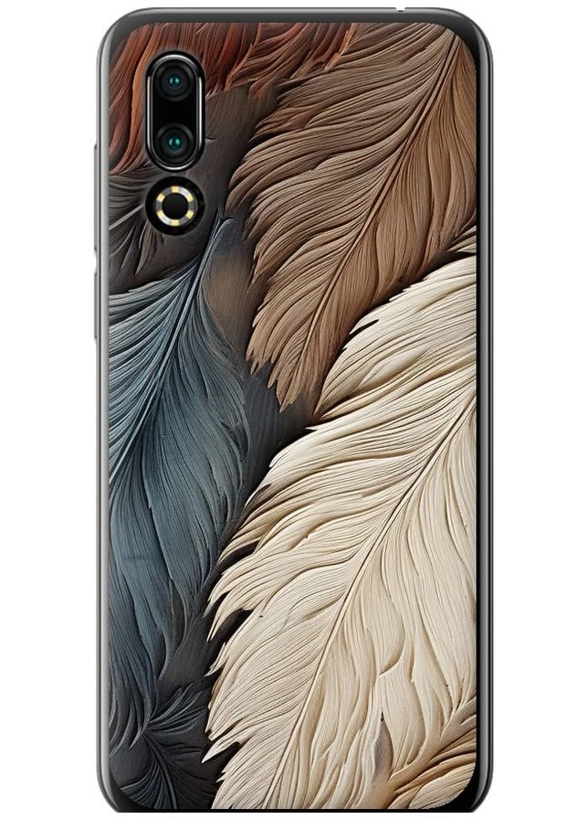 Силіконовий чохол 'Листя в стилі бохо' для Endorphone Meizu 16S (265396472)