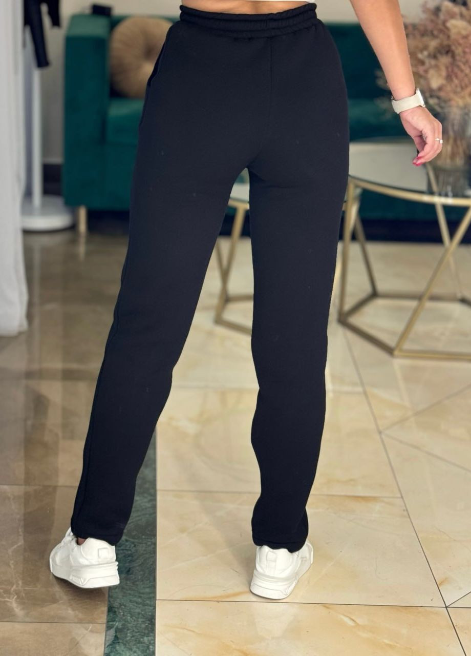 Женские спортивные брюки цвет черный р.50/52 444921 New Trend (269112797)