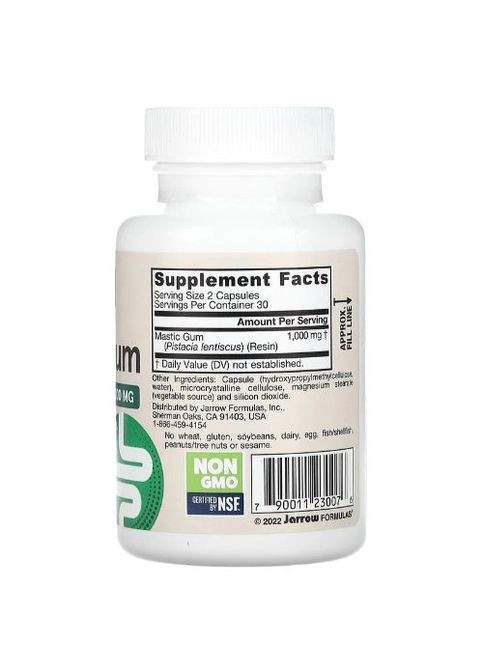 Mastic Gum 500 mg 60 Tabs Jarrow Formulas (260517208)