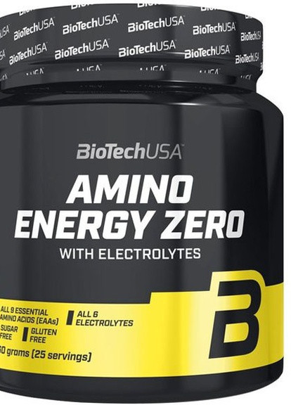 Amino Energy Zero with Electrolytes 360 g /25 servings/ Lime Biotechusa (256721401)