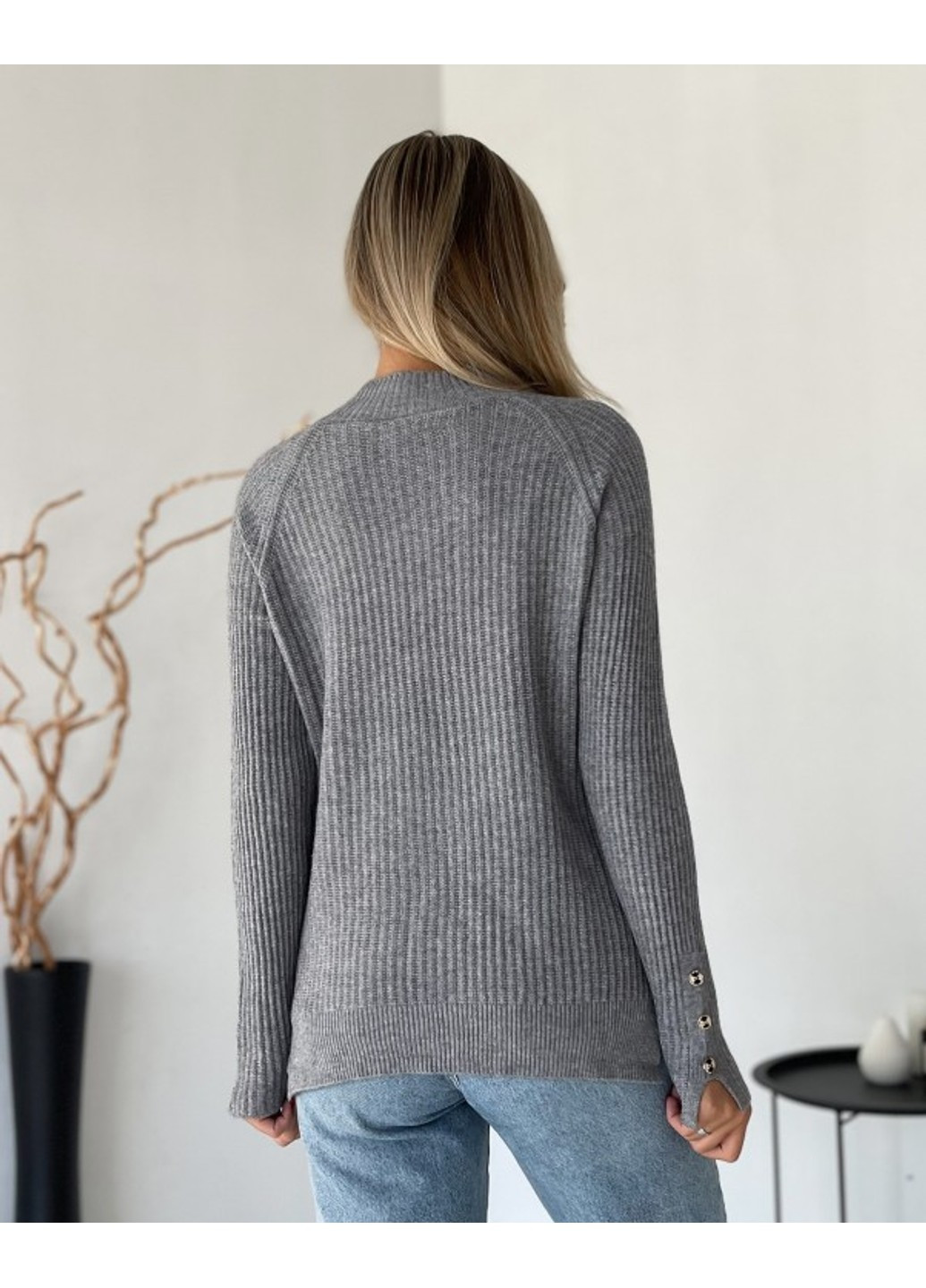 Серый свитера wn20-578 серый ISSA PLUS