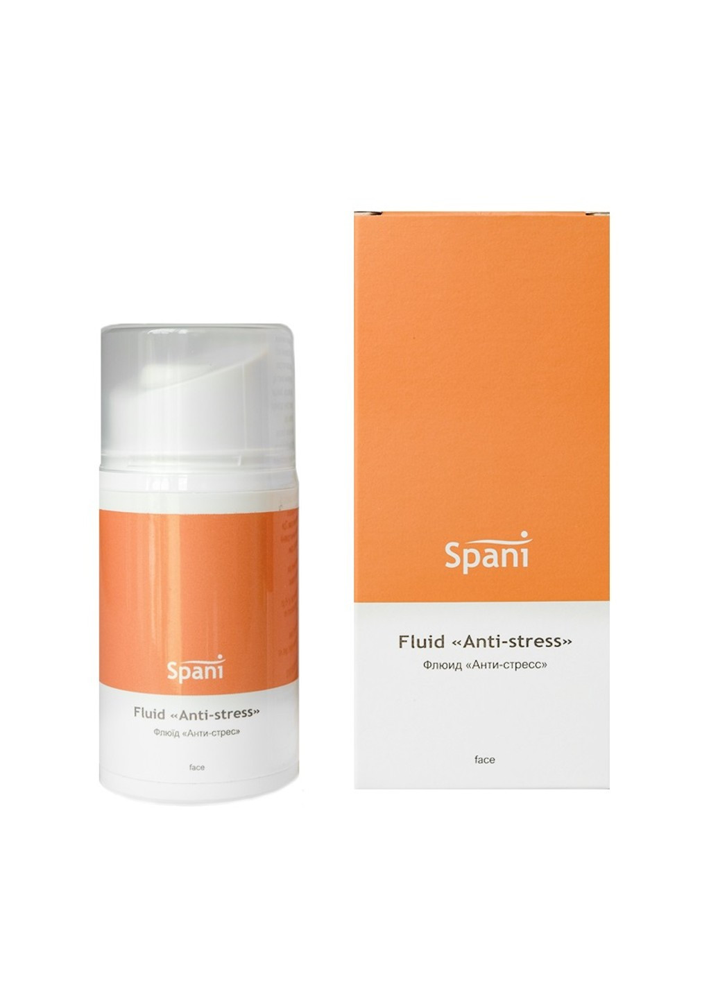 Spani Легкий гель для обличчя з ефектом матування та SPF 35 Fluid Anti-stress SPF 35 50 мл — Крем, Україна (263513973)