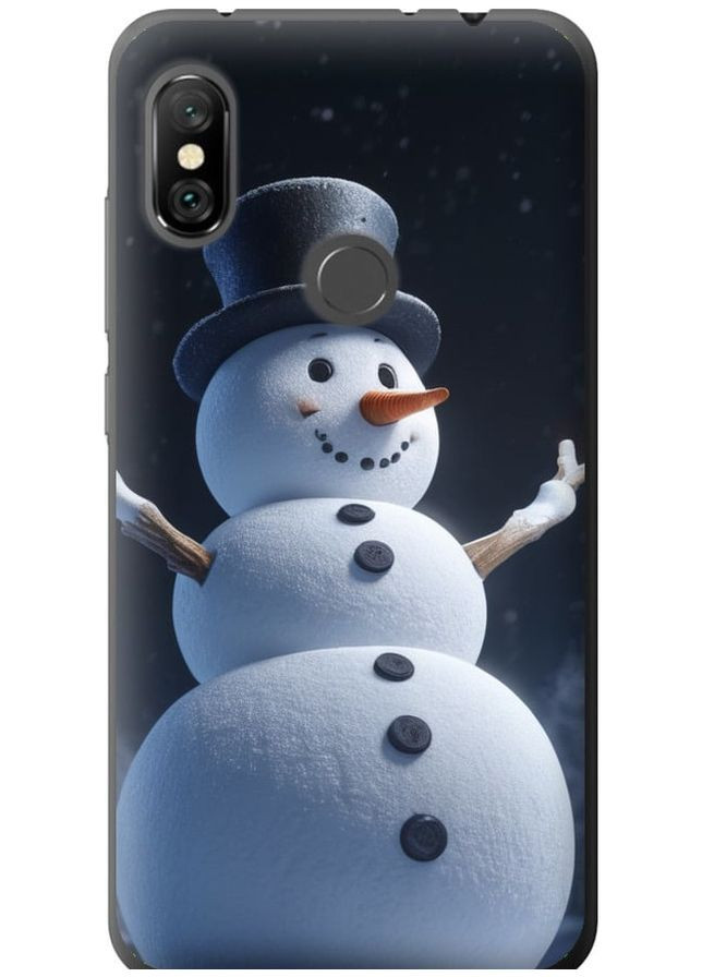2D пластиковий чохол 'Сніговик' для Endorphone Xiaomi Redmi Note 6 Pro (275647344)