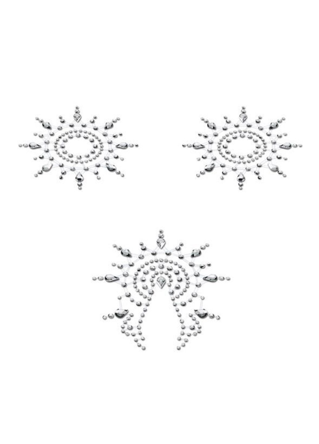 Пестіс з кристалів Gloriaet of 3, прикраса на груди та вульву Petits Joujoux (276537431)