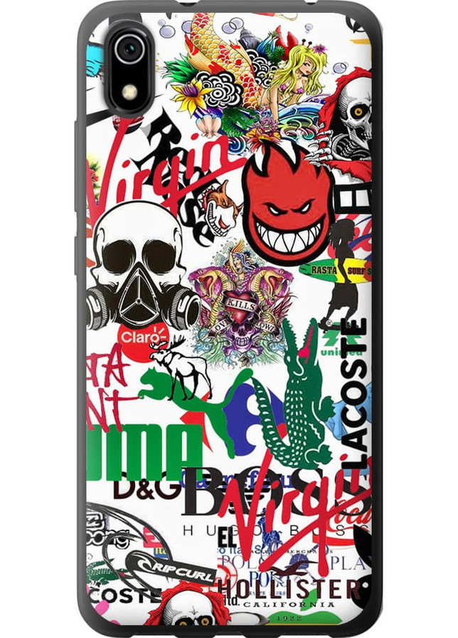 2D пластиковий чохол 'Many different logos' для Endorphone Xiaomi Redmi 7A (257882418)