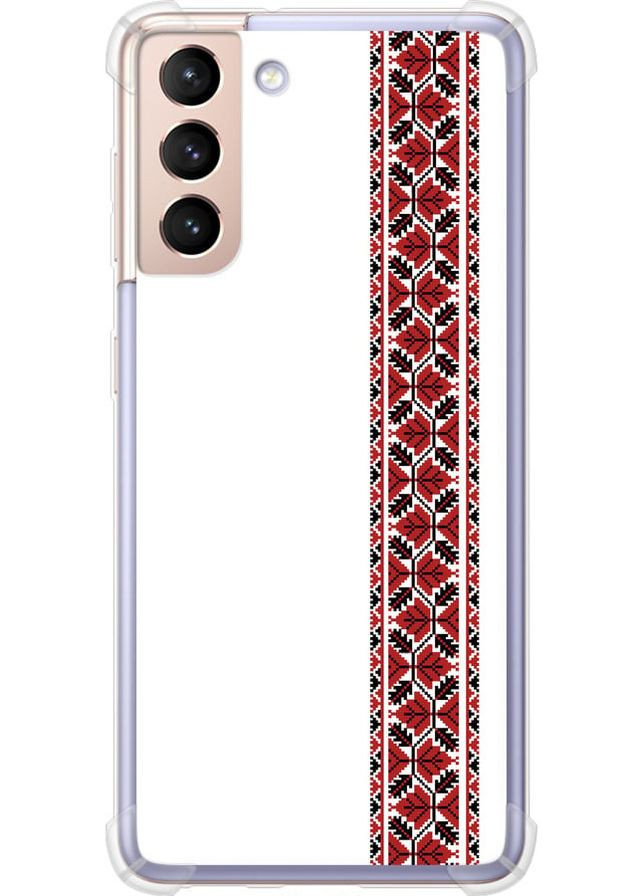 Силикон с усиленными углами чехол 'Вышиванка 2' для Endorphone Samsung Galaxy S21 (269350784)