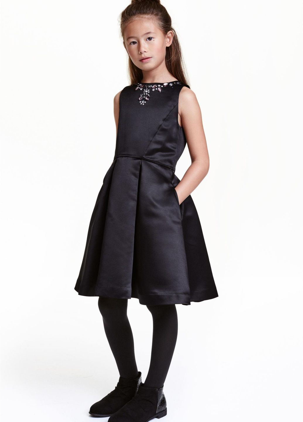 Чёрное вечірня сукня,чорний, H&M (260475517)
