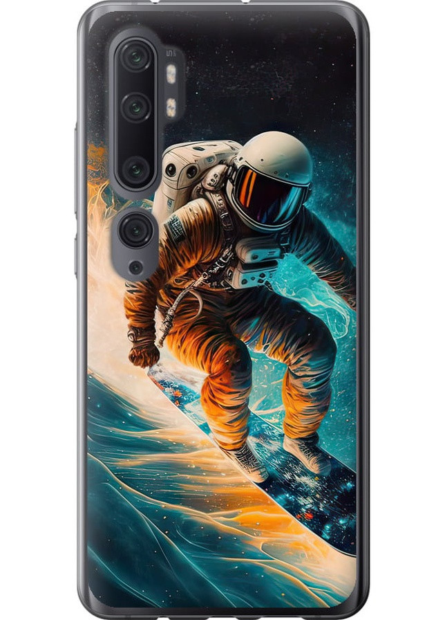 2D пластиковый чехол 'Сноубордист' для Endorphone Xiaomi Mi Note 10 (258087900)