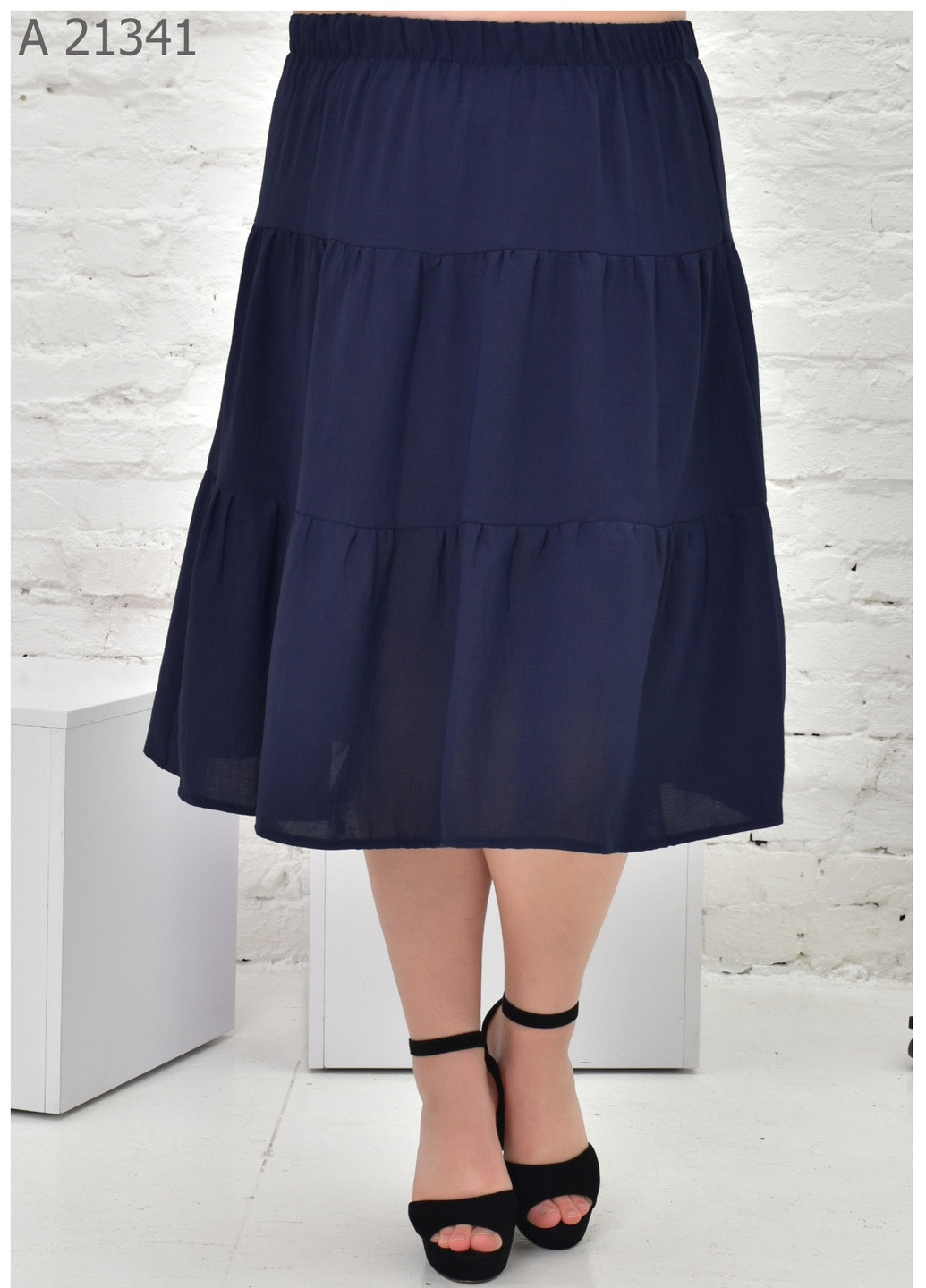 Жіноча літня юбка великого розміру SK (259184331)