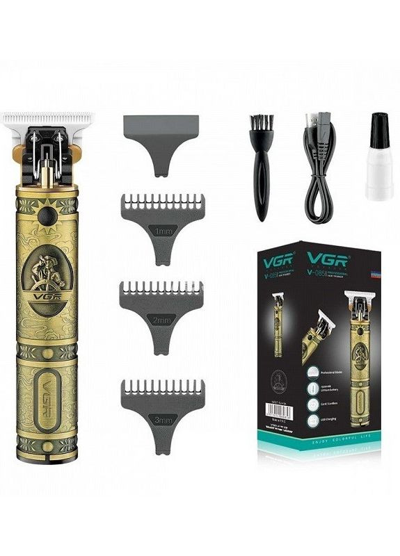Бездротова машинка для стрижки волосся та бороди V-085 Voyager акумуляторна VGR (277633690)