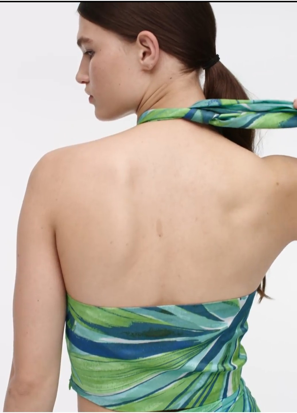 Жіночий топ Н&М (55942) XS Зелений H&M (264477975)