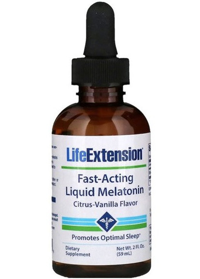 Fast-Acting Liquid Melatonin, 2 fl 59 ml LEX22342 Life Extension (256719051)