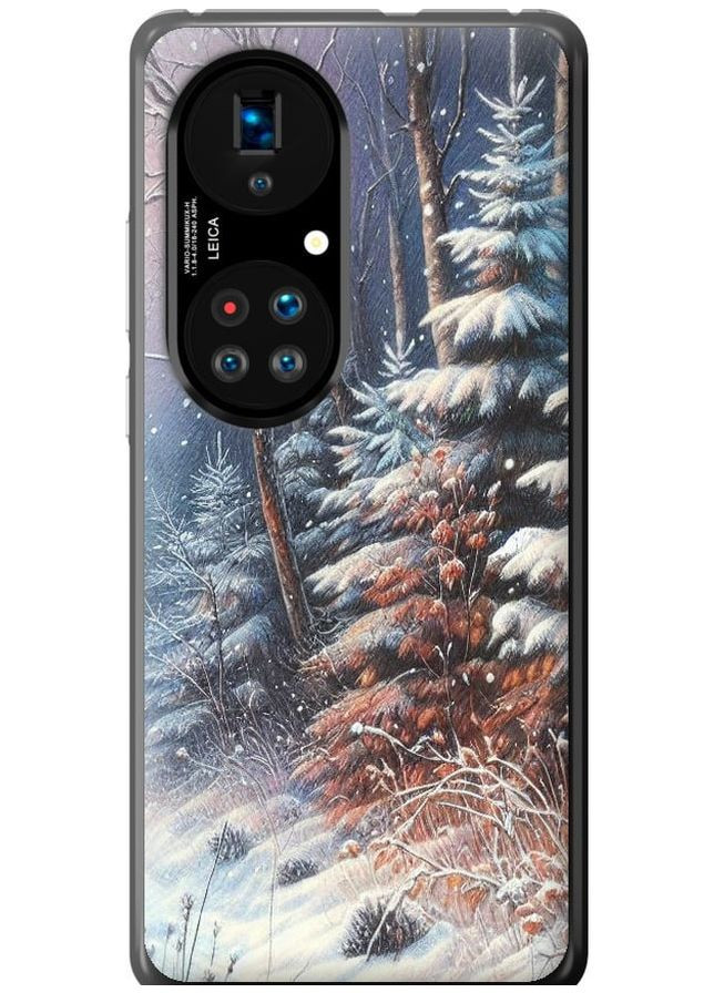 Силиконовый чехол 'Зимний пейзаж' для Endorphone Huawei P50 (275463221)